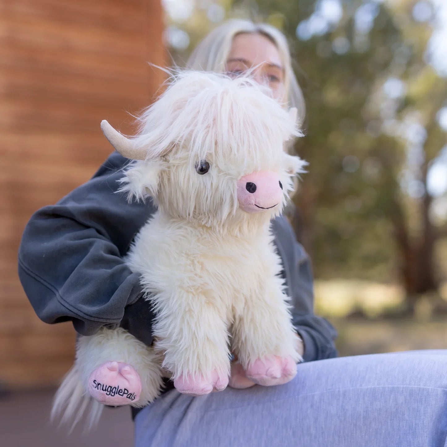 White Highland Cow SnugglePal