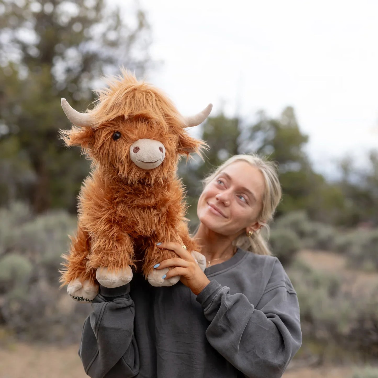 Jumbo Highland Cow SnugglePal