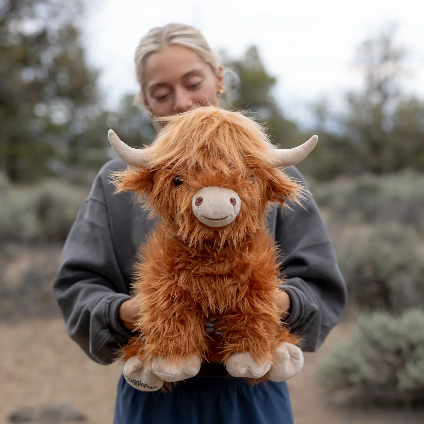 Jumbo Highland Cow SnugglePal