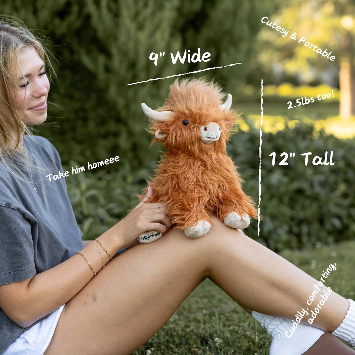 Mini Highland Cow SnugglePal