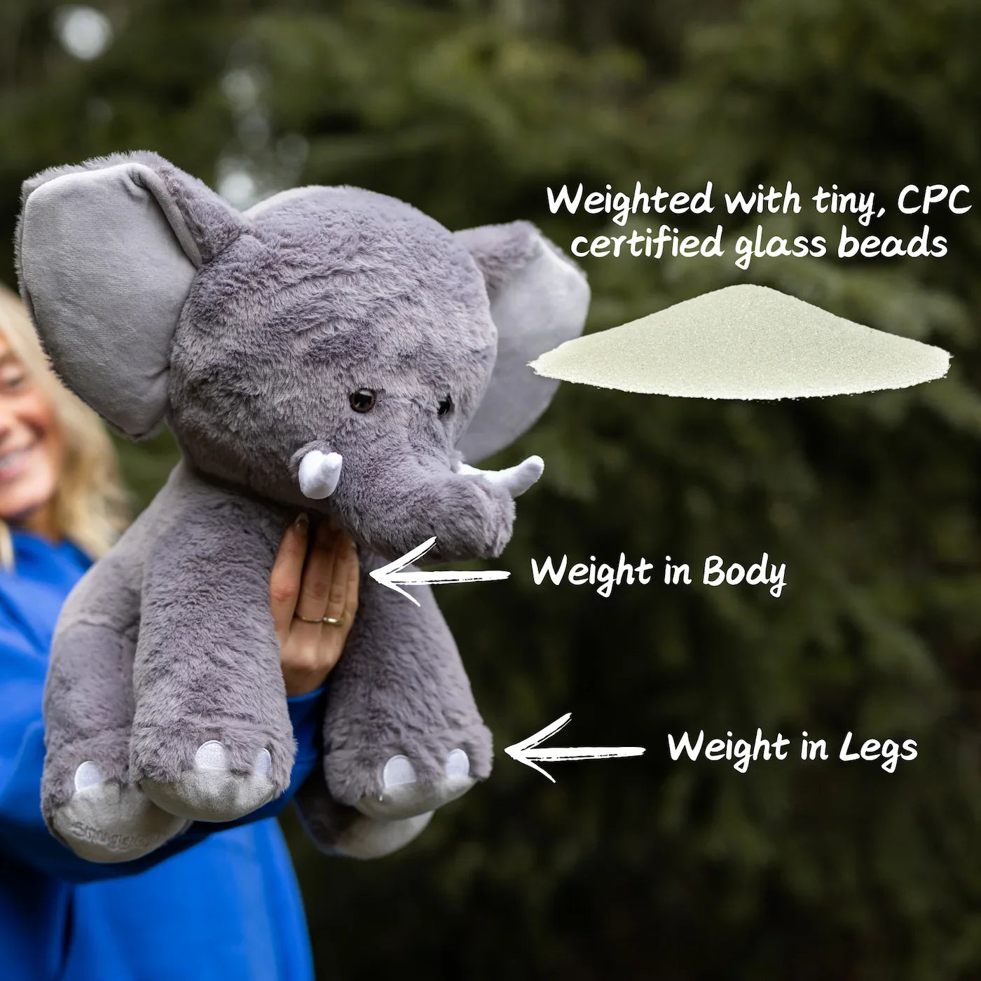 Jumbo Elephant SnugglePal
