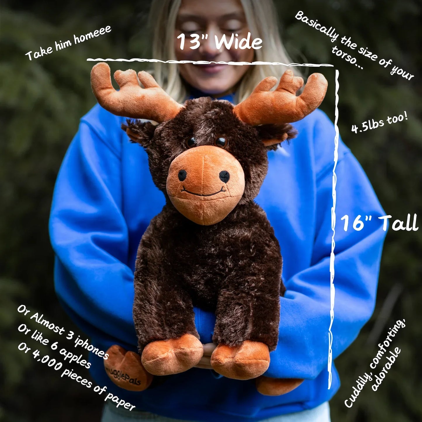 Jumbo Moose SnugglePal
